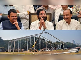 इतिहासात पहिल्यांदाच मुख्यमंत्र्यांचा शपथविधी सार्वजनिक ठिकाणी Live, जोरदार तयारी सुरू इतिहासात पहिल्यांदाच मुख्यमंत्र्यांचा शपथविधी सार्वजनिक ठिकाणी Live, जोरदार तयारी सुरू