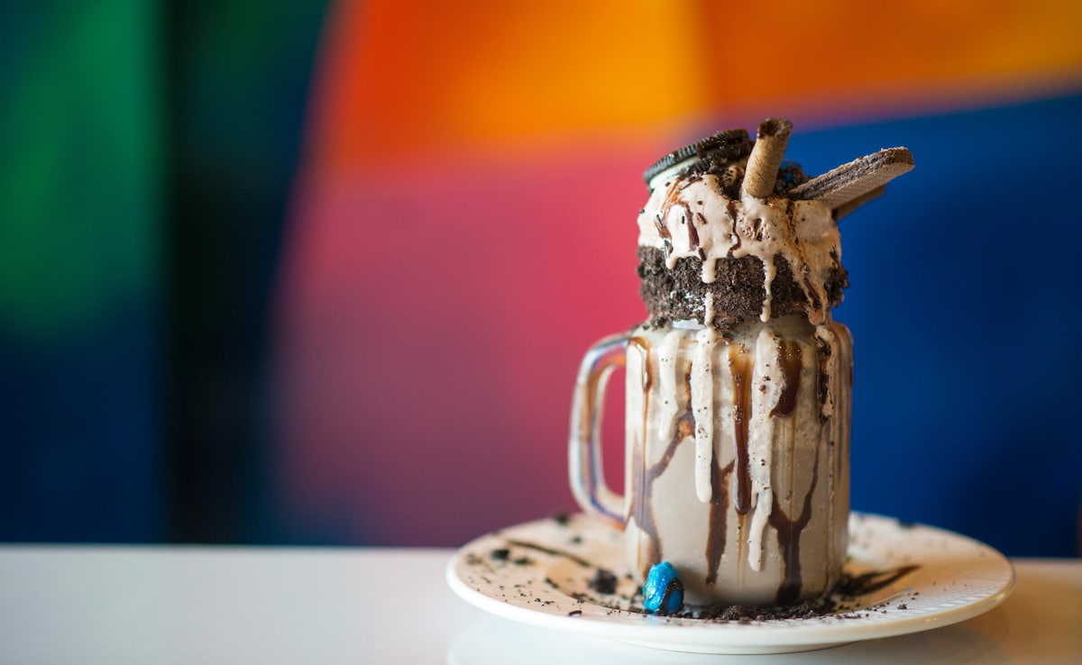 The milkshakes at Frozen Bottle are simply to die for.