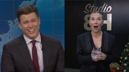Scarlett Johansson Shocked As Husband Colin Jost Jokes About Her On SNL: "Oh My Gosh"