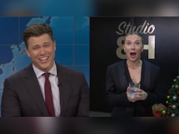 Scarlett Johansson Shocked As Husband Colin Jost Jokes About Her On SNL: "Oh My Gosh" Scarlett Johansson Shocked As Husband Colin Jost Jokes About Her On SNL: "Oh My Gosh"