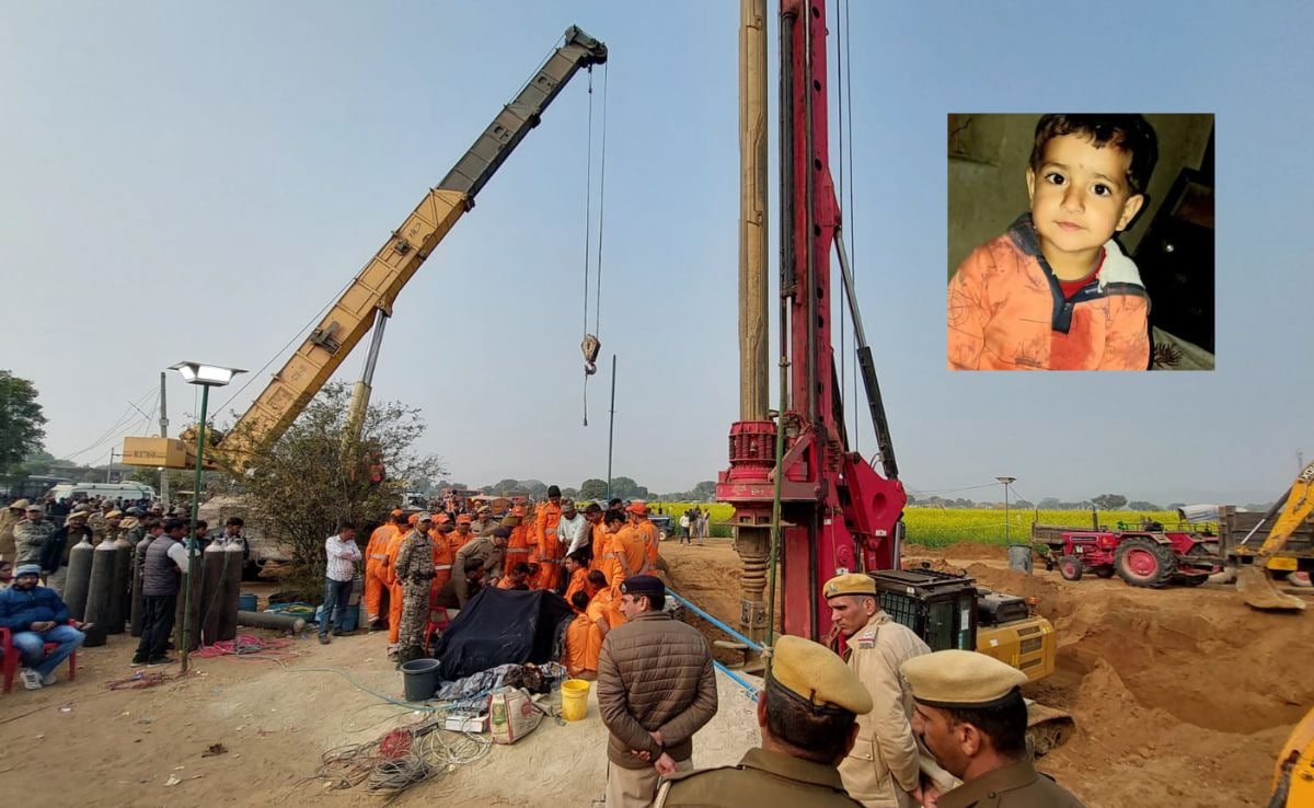 3-Year-Old Remains Trapped In Rajasthan Borewell On 8th Day Of Rescue Op