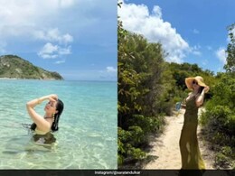Sara Tendulkar Enjoyed A "Beach Day" At Australia's Great Barrier Reef