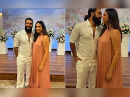 Deepika Padukone Soaks In The Christmas Spirit In A Dusty Rose Maxi Dress