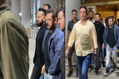 Salman Khan Arrives at Mumbai Airport Under Tight Security Salman Khan Arrives at Mumbai Airport Under Tight Security