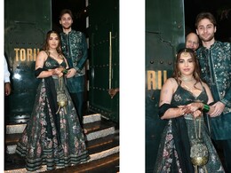 Aaliyah Kashyap And Shane Gregoire Are Twinning And Winning In Matching Green Outfits For Their Pre-Wedding Festivities Aaliyah Kashyap And Shane Gregoire Are Twinning And Winning In Matching Green Outfits For Their Pre-Wedding Festivities