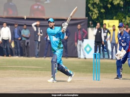 Anurag Thakur Hits Ton As Lok Sabha Beats Rajya Sabha In Charity Cricket Match Anurag Thakur Hits Ton As Lok Sabha Beats Rajya Sabha In Charity Cricket Match