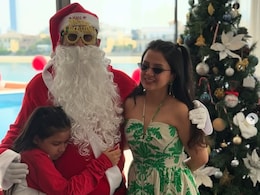 MS Dhoni Sets Internet Ablaze With New 'Santa Claus' Look, Poses With Wife Sakshi And Daughter Ziva MS Dhoni Sets Internet Ablaze With New 'Santa Claus' Look, Poses With Wife Sakshi And Daughter Ziva