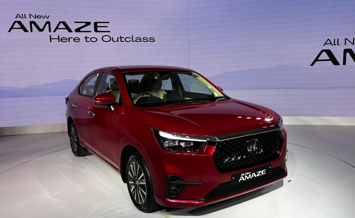 New Honda Amaze Facelift Launched In India Priced At Rs 7 99 Lakh Gets
