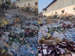 करोड़ों की अवैध शराब पर चला बुलडोजर, आबकारी विभाग ने 45000 लीटर Liquor को किया नष्ट