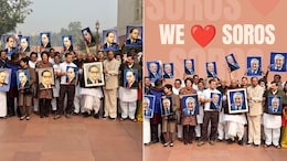 Ambedkar Row: Congress Doubles Down After BJP's Soros Edit Of Protest Pic