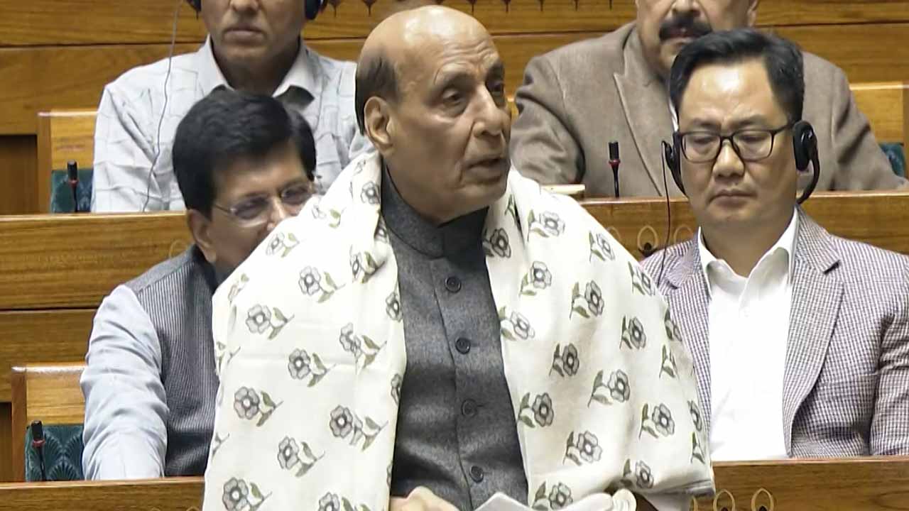 Rajnath Singh Initiates Constitution Debate In Parliament