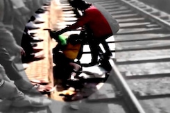 Train Passes Over Man, He Escapes Unhurt Train Passes Over Man, He Escapes Unhurt