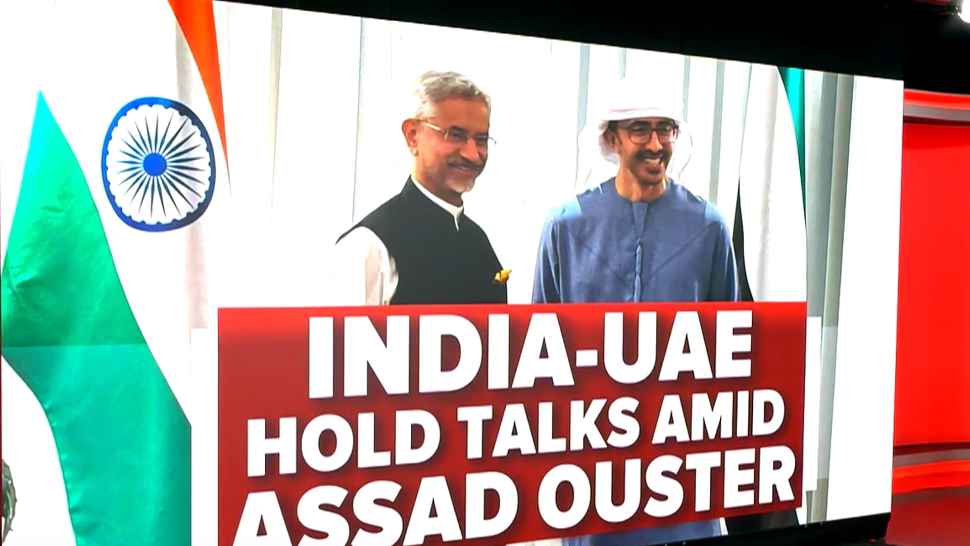 India-UAE Hold Talks Amid Syria's Assad Ouster
