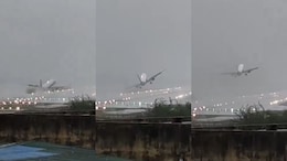 Video Shows Plane's Dramatic Landing Attempt In Chennai Amid Strong Winds