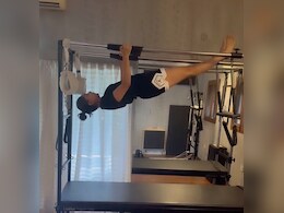 Mrunal Thakur Is Living In Her "Pilates Era" With A Cadillac Pull-Up