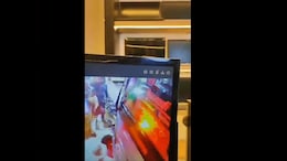 Video: Bus Climbs On Man Sitting On Bench, He Miraculously Survives