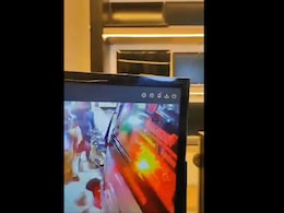 Video: Bus Climbs On Man Sitting On Bench, He Miraculously Survives Video: Bus Climbs On Man Sitting On Bench, He Miraculously Survives