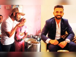 Video : खिचडी, चिमुरड्यांशी गप्पा अन् बरंच काही! अजिंक्य रहाणेची वडापूर गावातील भेट ठरली खास