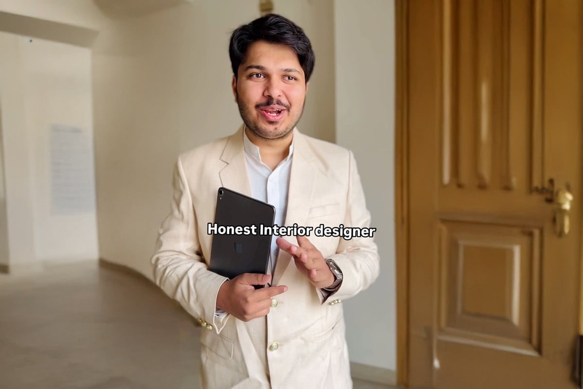 Shubham Gaur as the World's Most "Honest" Interior Designer Shubham Gaur as the World's Most "Honest" Interior Designer