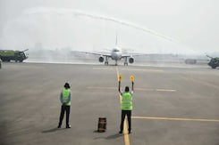 First Commercial Flight Validation Test Successful At Navi Mumbai Airport First Commercial Flight Validation Test Successful At Navi Mumbai Airport