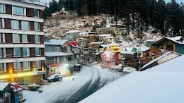 Pics: Shimla Gets Season's First Snow, White Roads Welcome Tourists In Himachal Pradesh, Jammu And Kashmir