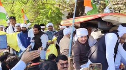 MP Assembly Session: 'मध्य प्रदेश घोटाला प्रदेश है' विधानसभा के बाहर कांग्रेस विधायकों का हंगामा