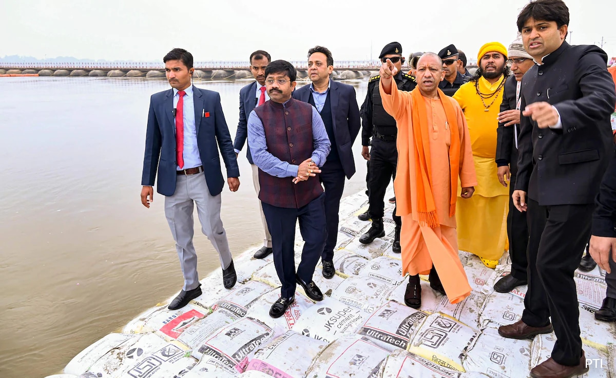 Yogi Adityanath Visits Prayagraj, Reviews Preparations For Mahakumbh