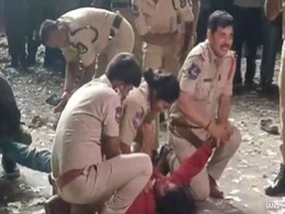 Woman Killed, Son Injured In Stampede At '<i>Pushpa 2</i>' Screening in Hyderabad Woman Killed, Son Injured In Stampede At '<i>Pushpa 2</i>' Screening in Hyderabad