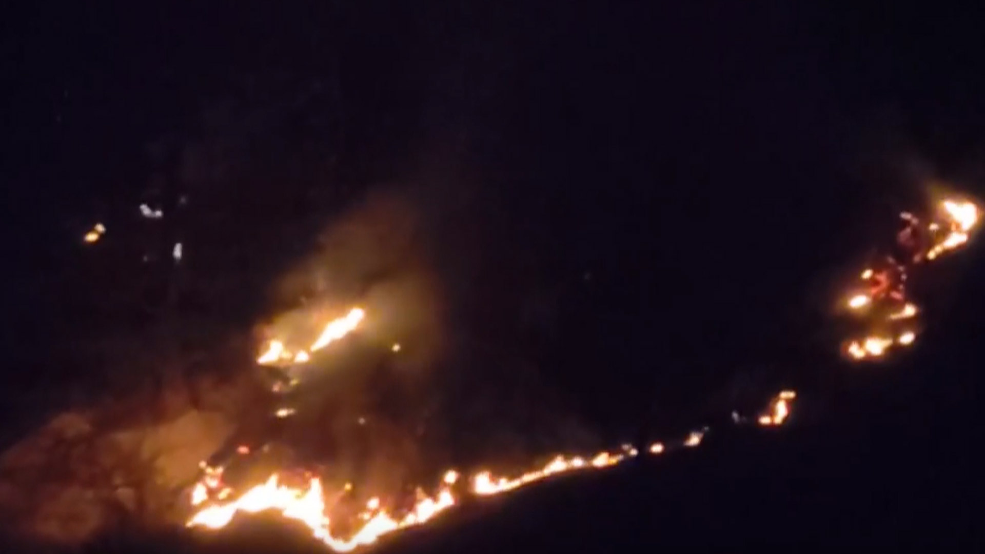 Massive Forest Fire Breaks Out in Chenab Valley, J&K's Doda