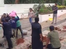 Tomatoes Thrown, Protest Outside Allu Arjun's Home Over Stampede Death