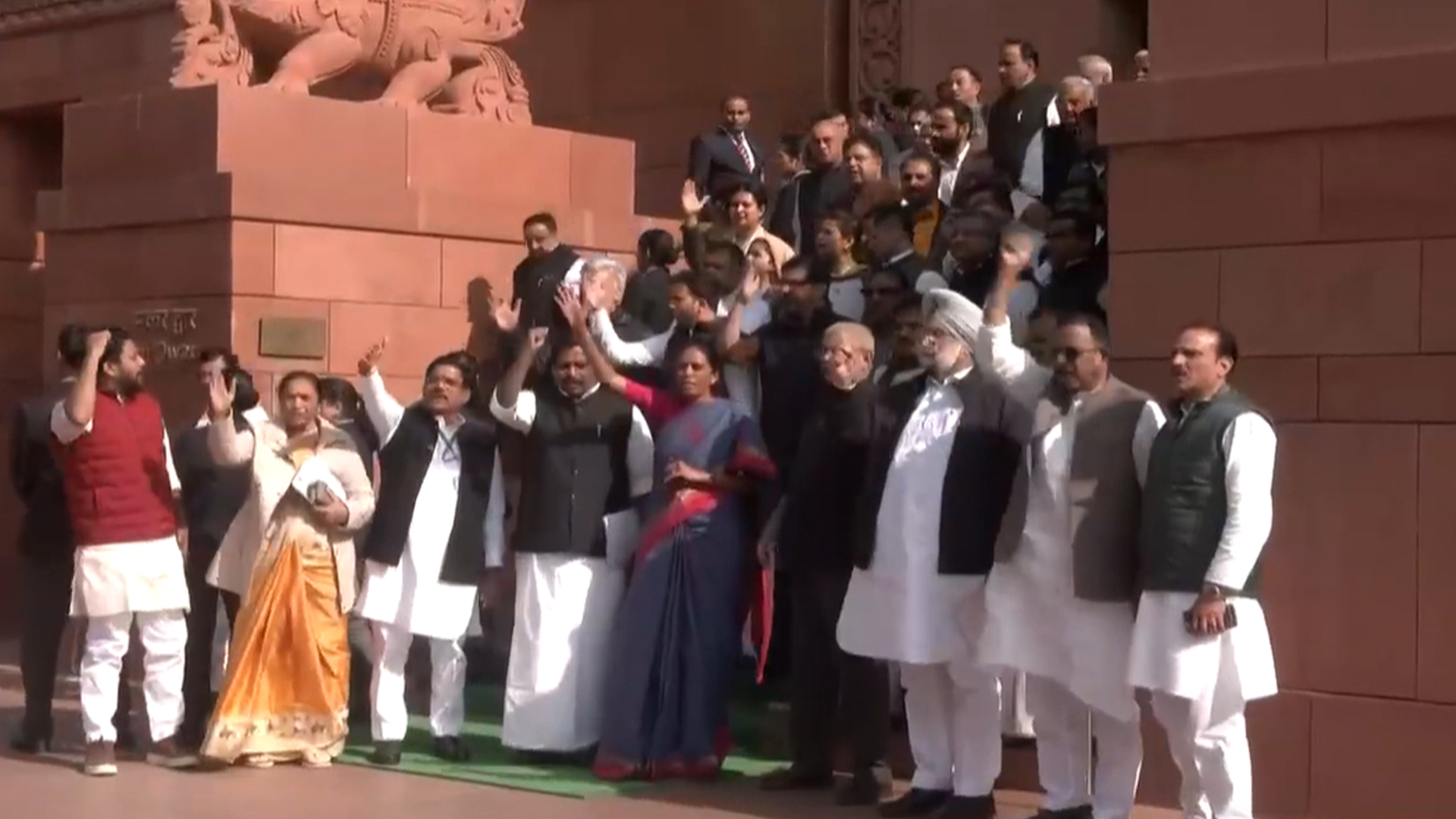 BJP-Opposition Face-Off Disrupts Parliament; Rajnath Singh to Lead Constitutional Debate Tomorrow