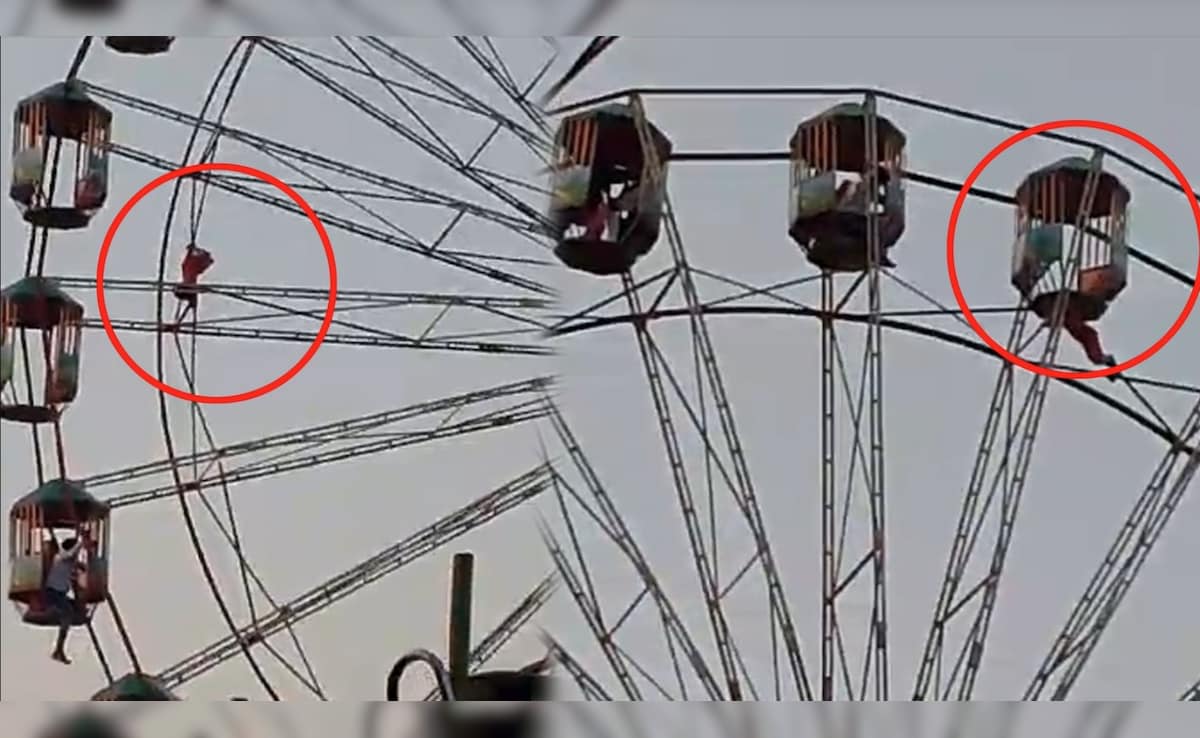 Watch: Girl Dangles From 60-Foot High Ferris Wheel At Fair In UP, Rescued