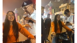 Video Of Woman Mimicking 'Shinchan' After Breaking Traffic Rules Goes Viral, Police Responds