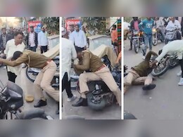 VIDEO: राजस्थान में थाने के बाहर पुलिसकर्मी को युवक ने सड़क पर पटका, लड़की भगाने के केस में पुलिस ने बुलाया था