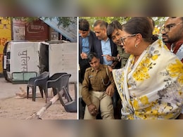 पूर्व CM वसुंधरा राजे के काफिले का पाली में एक्सीडेंट, पुलिस की गाड़ी पलटी; पांच पुलिसकर्मी घायल