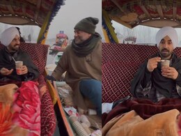 Watch: Diljit Dosanjh Enjoys Kashmiri Kahwa And Rabab Music On Dal Lake