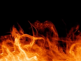 Fire Breaks Out Near Hospital In Greater Noida Fire Breaks Out Near Hospital In Greater Noida