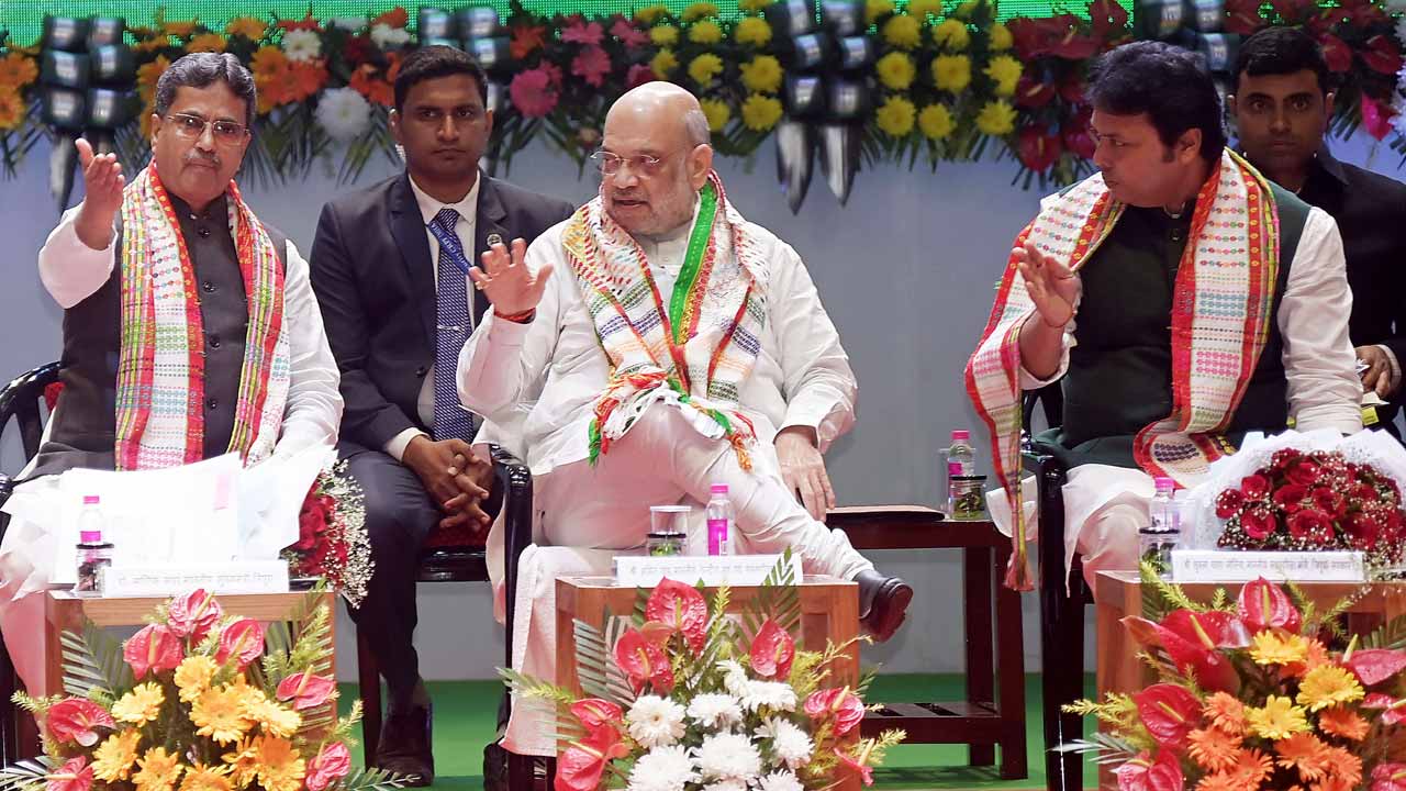 "We Resettled 40,000 Bru Reang Refugees": Amit Shah In Tripura