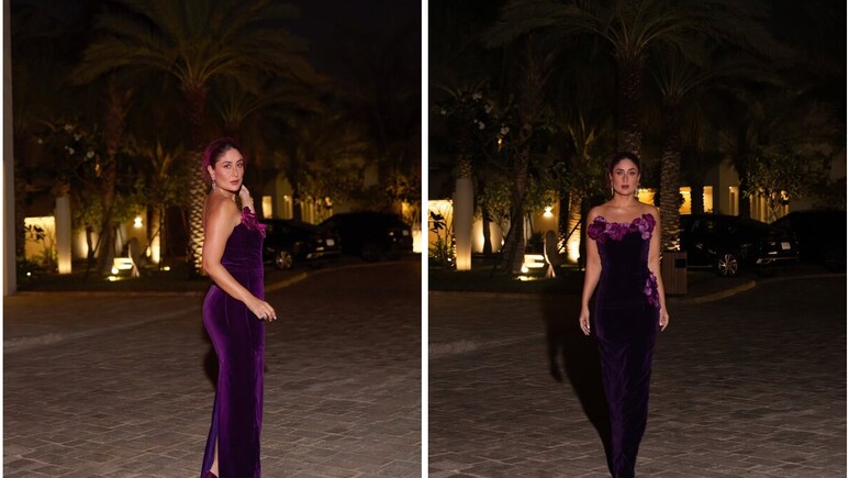 Kareena Kapoor's Purple Oscar De La Renta Gown Stole The Show At The Red Sea Film Festival