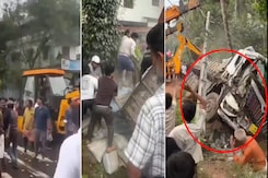 Speeding Truck Overturns, Killing Four Schoolgirls in Palakkad Speeding Truck Overturns, Killing Four Schoolgirls in Palakkad