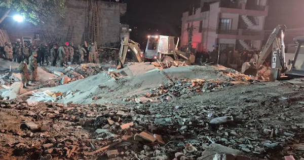 Punjab Building Collapse Traps 15; Army Joins Rescue