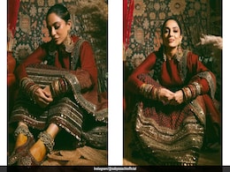Sobhita Dhulipala Looked Resplendent In A Sabyasachi <i>"Chotu Lehenga"</i> With A <i>Kanthi</i> Blouse For Wedding Festivities Sobhita Dhulipala Looked Resplendent In A Sabyasachi <i>"Chotu Lehenga"</i> With A <i>Kanthi</i> Blouse For Wedding Festivities