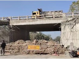 उदयपुर में बड़ा हादसा: हाइवे को चौड़ा करने के लिए नवनिर्मित पुलिया गिरी, 2 लोग नीचे दबे