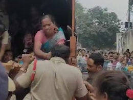 ASHA Worker Slaps Cop During Protest In Hyderabad, Detained