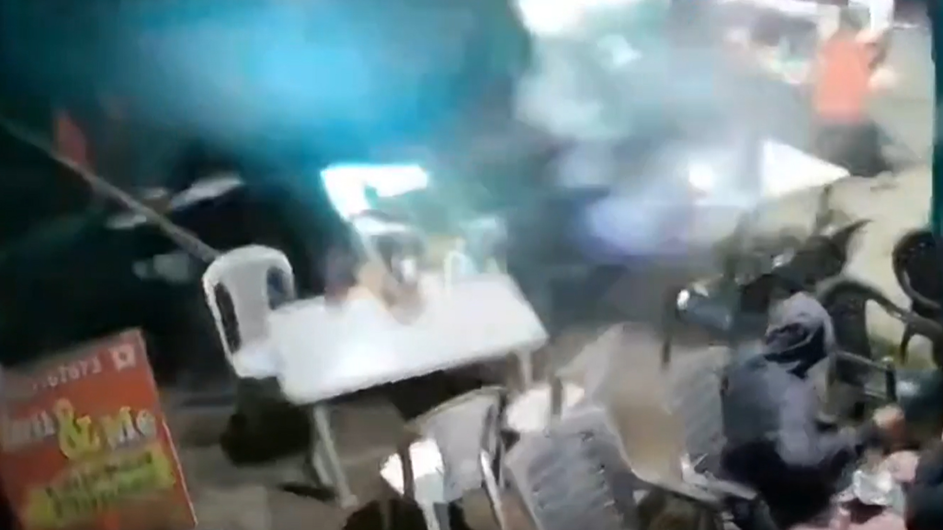 SUV Enters Restaurant In Gujarat, Rams Tables