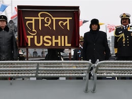 Indian Navy Inducts Russia-Made Guided Missile Frigate INS Tushil