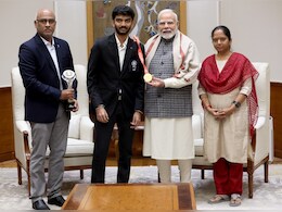 D Gukesh Meeting PM Modi: सच साबित हुई भविष्यवाणी...वर्ल्ड चैंपियन गुकेश से मिलने के बाद बोले पीएम मोदी, शेयर की तस्वीरें D Gukesh Meeting PM Modi: सच साबित हुई भविष्यवाणी...वर्ल्ड चैंपियन गुकेश से मिलने के बाद बोले पीएम मोदी, शेयर की तस्वीरें