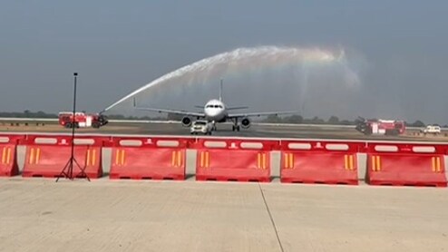 Watch: First Test Flight Lands At Noida Airport, Minister Calls It "Great Achievement"