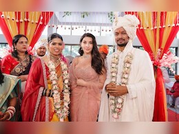 नोरा फतेहीने टीम मेंबरच्या लग्नासाठी दादरहून ट्रेनने गाठलं थेट रत्नागिरी VIDEO VIRAL 