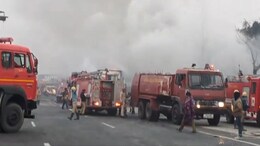 Jaipur Fire Accident: 40 गाड़ियों में लगी आग के बाद जयपुर-अजमेर हाईवे पर यातायात बंद, प्रशासन ने जारी की एडवाइजरी